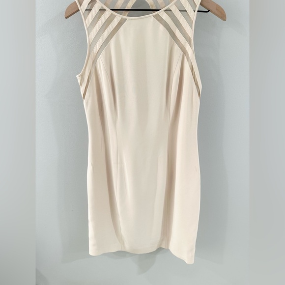 Niteline By Della Roufogali Sheath Dress Cream Size 12 - Picture 3 of 6